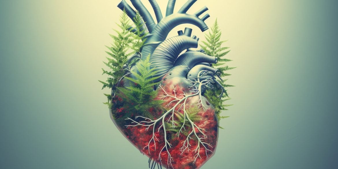 This shows a heart and leaves.