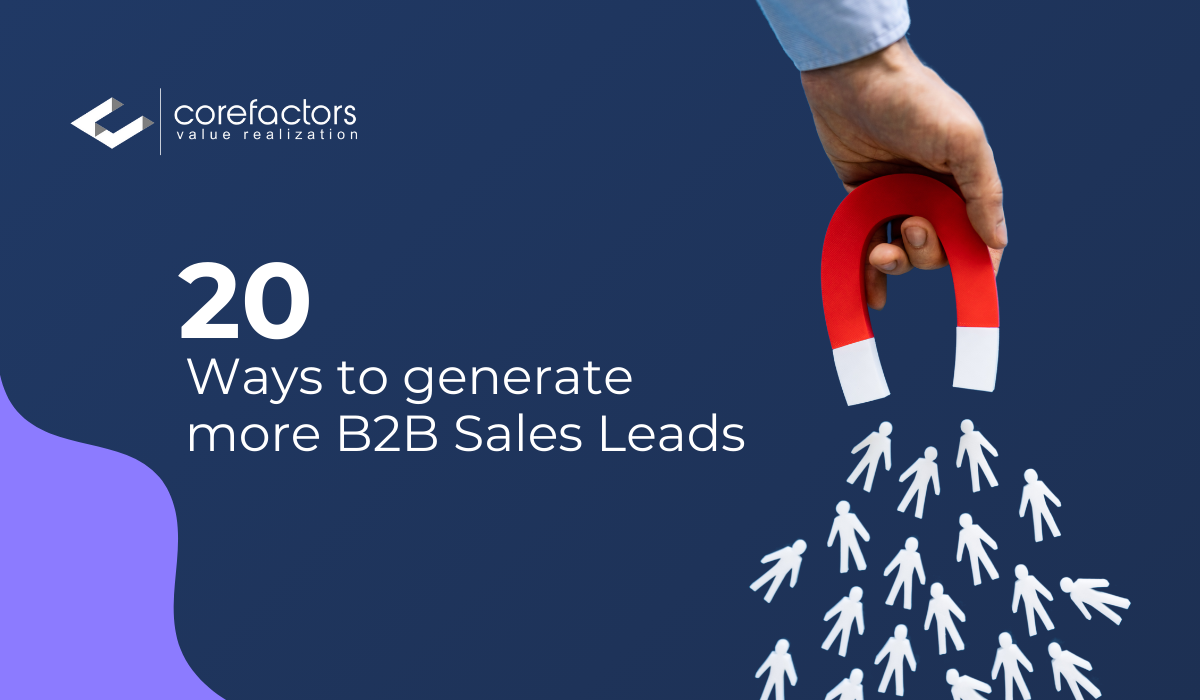 20 ways to generate more B2B sales leads